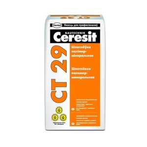 Шпатлевка полимер-минеральная Ceresit CT 29 25 кг